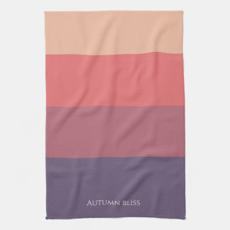 Fall Coloured Stripes- Kitchen Towel