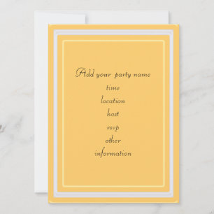 fall colourful leaves blank  invitation