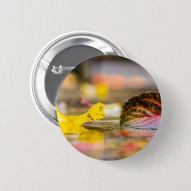 Fall colours 2 inch round button (Front & Back)