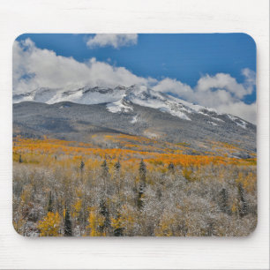 Fall Colours Aspens &    Rocky Mountains, Colorado Mouse Pad
