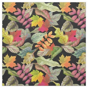 Fall Colours Autumn Leaves Fabric