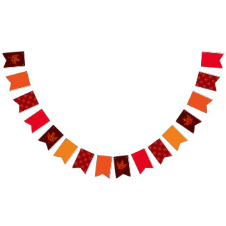 Fall Colours Bunting Flags