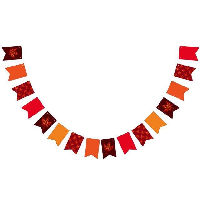 Fall Colours Bunting Flags (All)