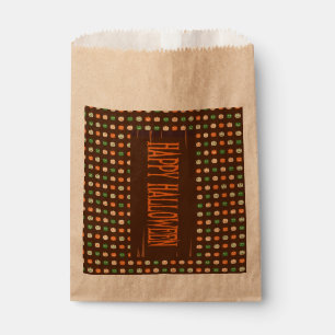 Fall Colours Halloween Pumpkin Pattern Favour Bag