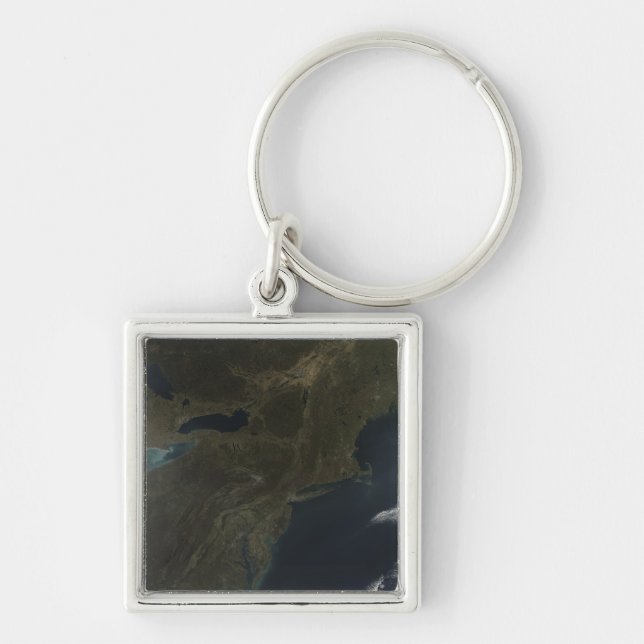Fall colours in the eastern United States Keychain (Front)