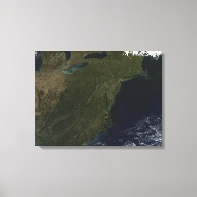 Fall colours in the northeastern United States Canvas Print (Front)