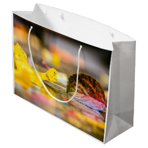 Fall colours large gift bag