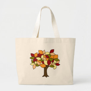 Fall Colours Large Tote Bag