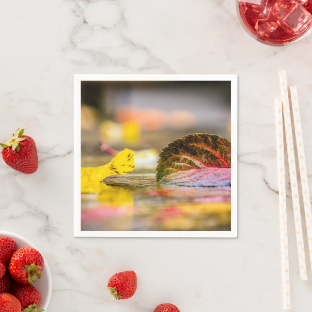 Fall colours napkin (Insitu)