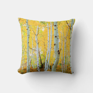 Fall colours of Aspen trees 1 Throw Pillow