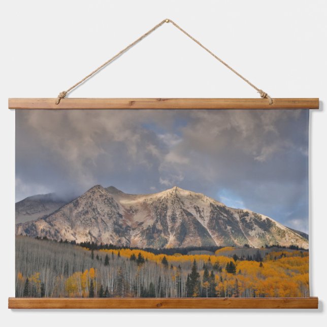 Fall Colours of Aspens, Keebler Pass Hanging Tapestry (Front)