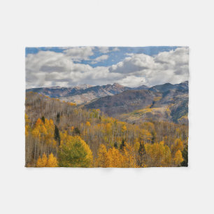 Fall Colours of Aspens & Oaks Keebler Pass Fleece Blanket