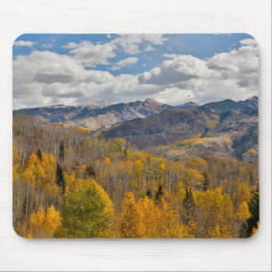 Fall Colours of Aspens & Oaks Keebler Pass Mouse Pad
