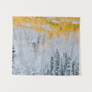 Fall Colours of Aspens Rocky Mountains, Colorado Tapestry