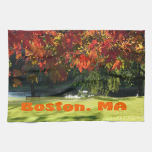 Fall Colours of Boston Kitchen Towel
