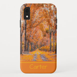 Fall Colours Personalized iPhone XR Case