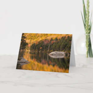 Fall Colours Reflected on Beaver Pond Card