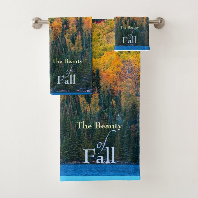 Fall Colours The Beauty of Fall Bath Towel Set (Insitu)