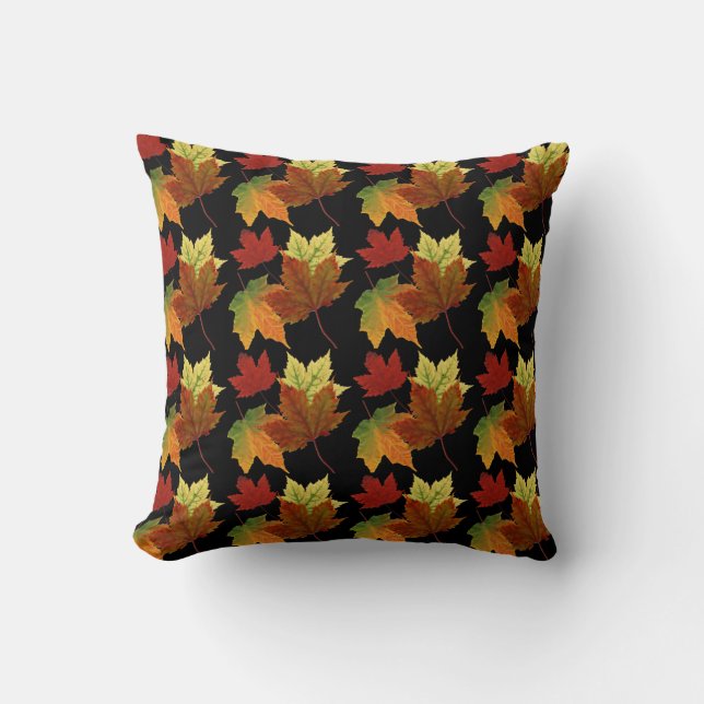 Fall Colours Throw Pillow (Front)