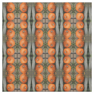 Fall Country Pumpkins Pattern Fabric