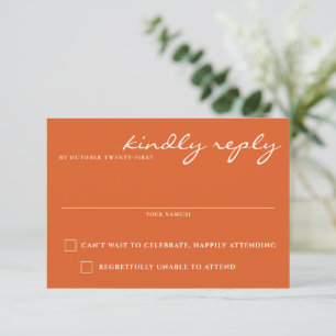 Fall Couples RSVP Card