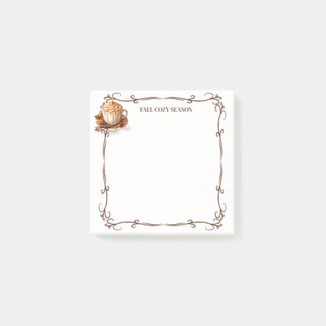 Fall Cozy Season Post Notes (Front)