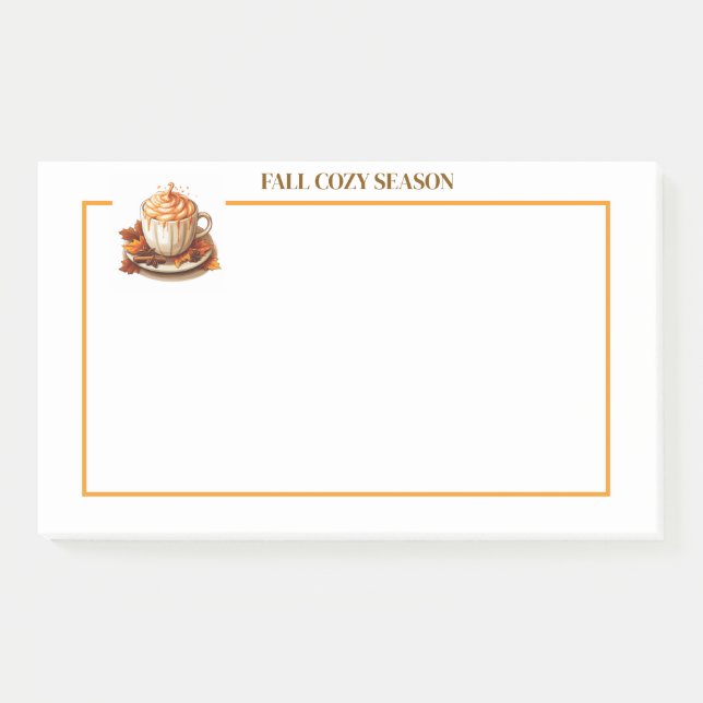 Fall Cozy Season Post Notes (Front)