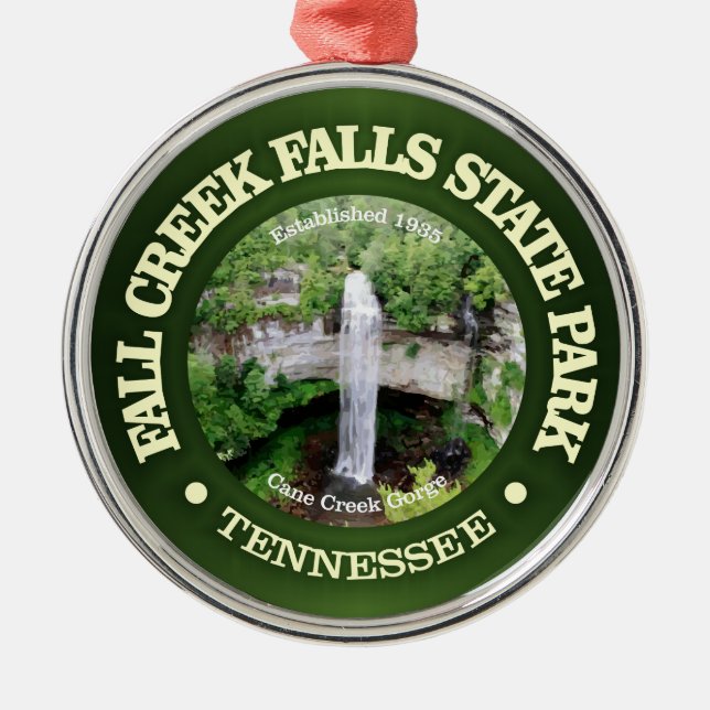 Fall Creek Falls SP Metal Ornament (Front)