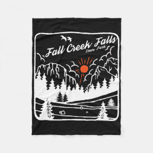 Fall Creek Falls State Park Tennessee Modern Cool  Fleece Blanket