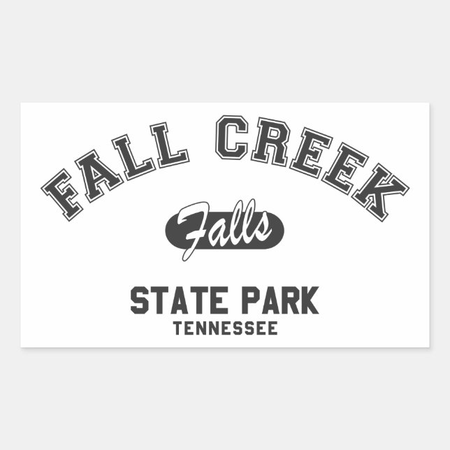 Fall Creek Falls State Park, Tennessee Sticker (Front)