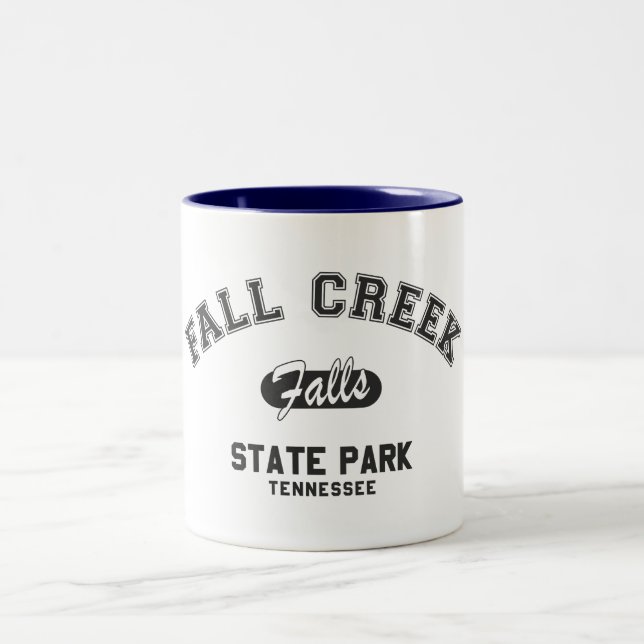 Fall Creek Falls State Park, Tennessee Two-Tone Coffee Mug (Center)