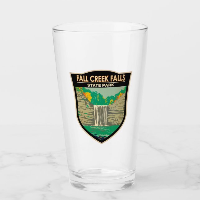 Fall Creek Falls State Park Tennessee Vintage  Glass (Front)