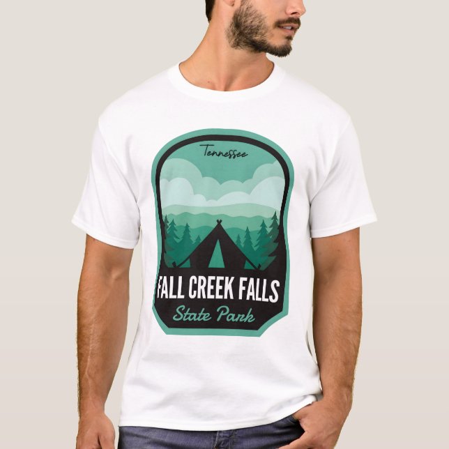 Fall Creek Falls State Park TN Camping T-Shirt (Front)