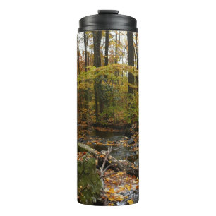 Fall Creek with Reflection at Laurel Hill Park Thermal Tumbler
