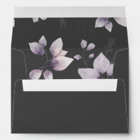 fall crescent moon pre addressed wedding Envelope