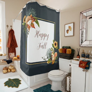Fall critters and nature with customizable text