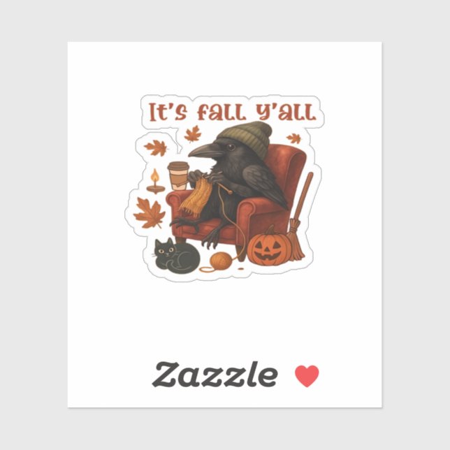 Fall Crow – It’s Fall Y’all Art (Sheet)