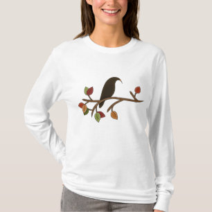 Fall Crow Seasonal womens t-shirt