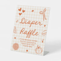 Fall Cutie Pie Baby Shower Diaper Raffle Game