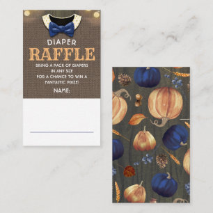 Fall Diaper Raffle Ticket Enclosure Card