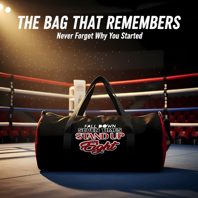Fall Down Seven Stand Up Eight Duffle Bag (Creator Uploaded)