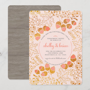 Fall Engagement Invitation