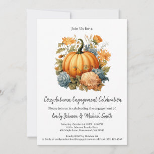 Fall Engagement Party Invitation