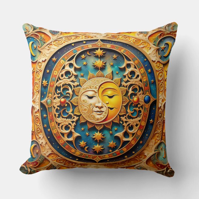 Fall Equinox '24  Throw Pillow (Front)
