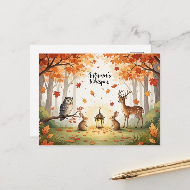 Fall Equinox  Postcard (Front/Back In Situ)