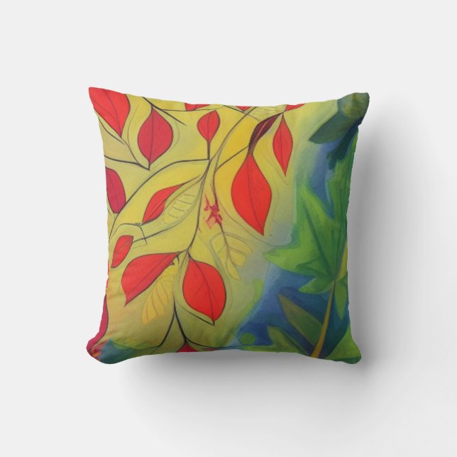 Fall Equinox Throw Pillow (Front)