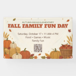 Fall Family Fun Day School Community Banner
