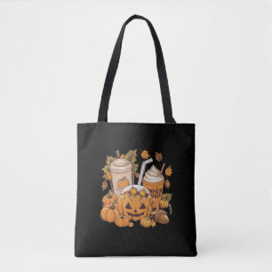 Fall Family Halloween Thanksgiving Cute Autumn Tote Bag
