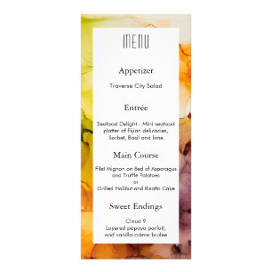 Fall Fantasy Ink Menu