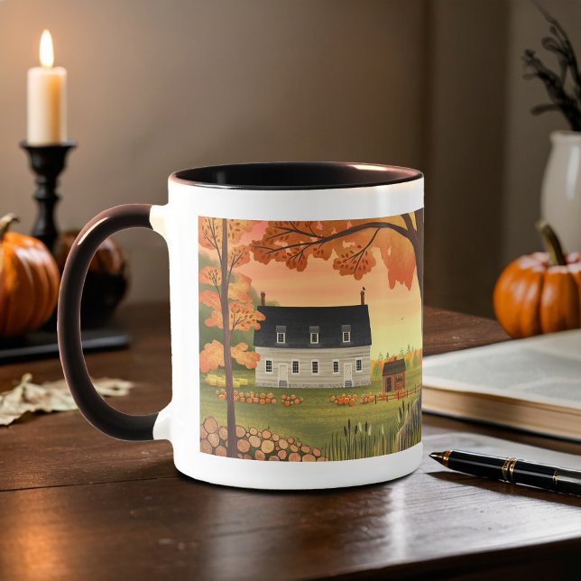Fall Farmhouse Autumn Pumpkin Patch | Mug (Creator Uploaded)